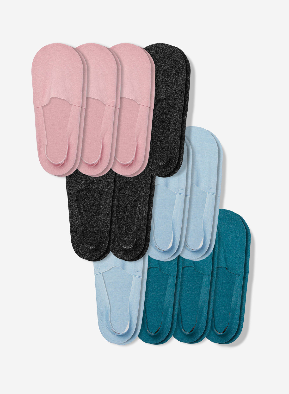 Merino Wool No Show Socks 12-Pack