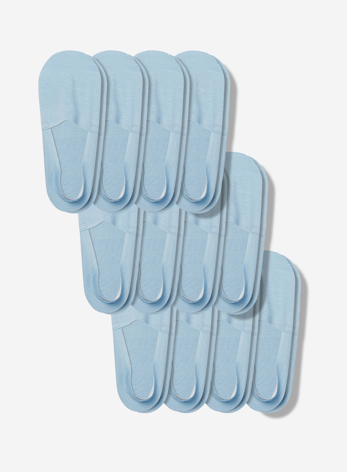 Merino Wool No Show Socks 12-Pack
