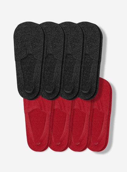 Merino Wool No Show Socks 8-Pack