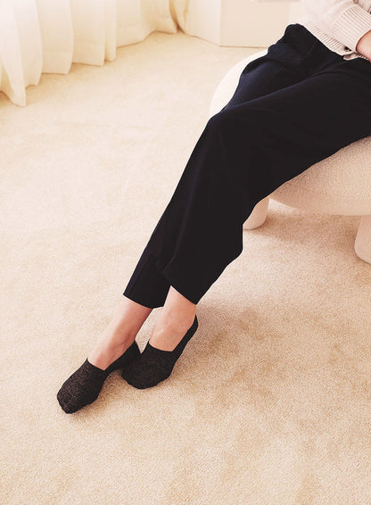 Merino Wool No Show Socks 4-Pack